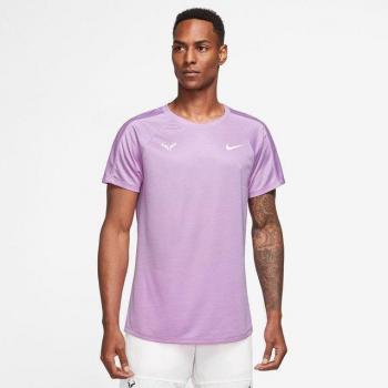Nike Dri-FIT Rafa Men's Challenger Short-Sleeve Tennis Top - Purple