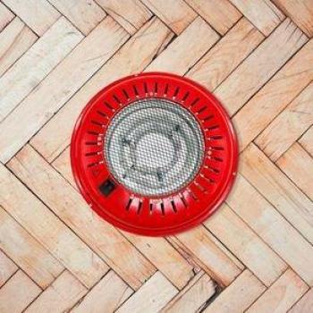 Brasero Eléctrico Rojo 800W Raydan Home