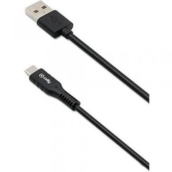 Cable USB tipo C de 3 metros en color negro