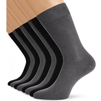 s.Oliver Socks S20030 - Calcetines para hombre, color grey 010, talla 43/46