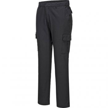 Portwest Stretch Slim Combat Trousers Black 26 29