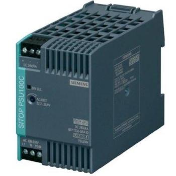 Fuente de alimentación Siemens SITOP PSU100C 24V/4A para carril DIN, 96W, 1 salida