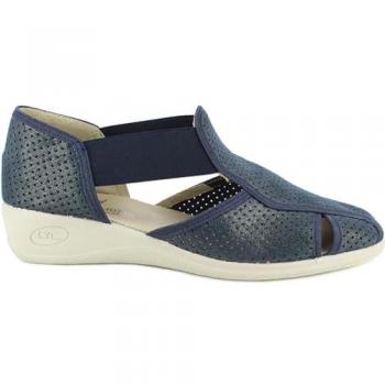 Sandalia Cerrada Cómoda para Mujer Doctor Cutillas 96202 Azul Marino, Talla 37