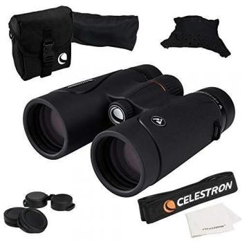 Celestron 71404 TrailSeeker 8x42 BaK-4 Prism Binoculars, Black