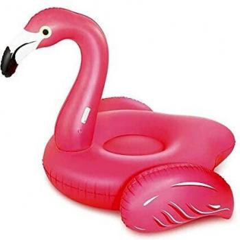 SUMMER Boya Flamenco Gigante Hinchable para Piscina y Playa 201 x 193 x 140 cm Waves