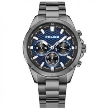 Reloj para Hombre Police Malawi PEWGK2204105 - Pulsera de Metal IP, Color Gris, 45 mm