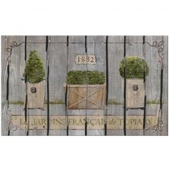 Asturdintex - Felpudo Goma Flockada Arte 45X75-Garden