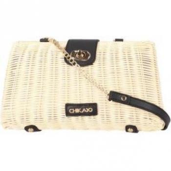 Bolso de Picnic 01 Negro Chika10 para Mujer con Estilo Elegante