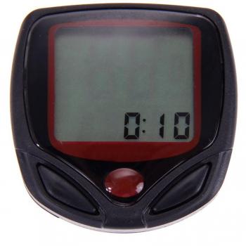 15-functions bicicleta LCD computadora impermeable bicicleta odómetro velocímetro