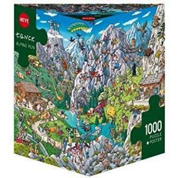 Alpine Fun Triangular Puzzle - 1000 Pieces by Birgit Tanck