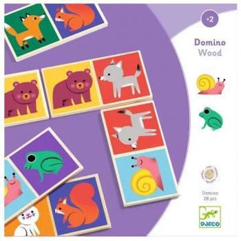 Dominó Animales Madera Reversible