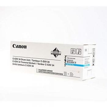 Canon C-EXV 34 Tambor Cyan Alta Capacidad 36,000 Páginas Compatible con IR Advance C2020, C2030, C2220L, C2225i, C2230i