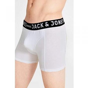 Jack & Jones Sense Trunks 3-Pack - Light Grey/Black/White - Size XL