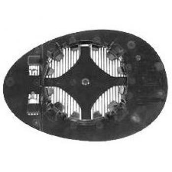 Cristal de espejo retrovisor exterior VAN WEZEL 0506838