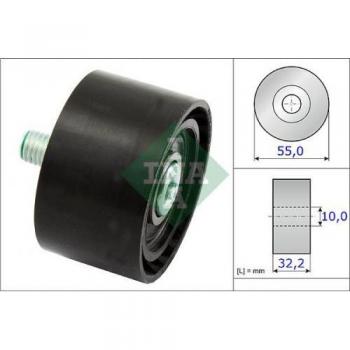 Polea tensora/guía INA para correa trapezoidal, modelo 532 0659 10