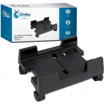 Soporte para CPU Ajustable con Ruedas Donkey PC DONKPCSTAND03, Negro