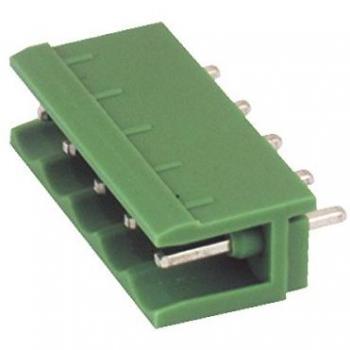 Regleta de Conexión Macho para Circuito Impreso 6 Terminales Color Verde Electro DH 10.880/M/6