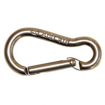 Mosquetón de acero inoxidable AISI 316 Ø 13 mm x 160 mm - Kong