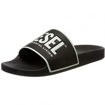 Diesel Sa-valla, Zapatillas de estar por casa con talón abierto para Hombre, Multicolor