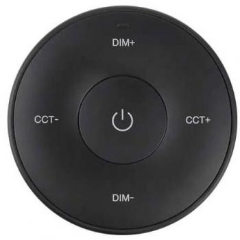 Mando Mini RF Monocolor + CCT Round Táctil Negro - Sistemas de control, Regulación RF 2.4GHz
