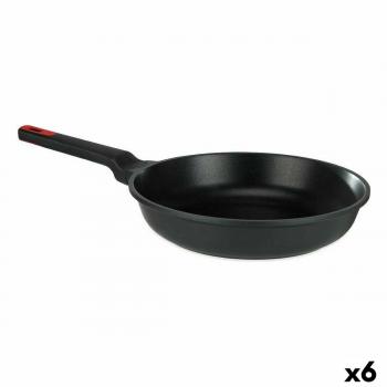 Sartén KINVARA Ø 30 cm Negro Aluminio Antiadherente (6 Unidades)