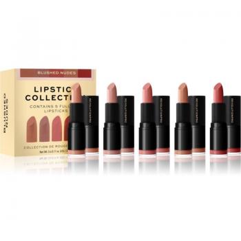 Revolution Pro - Set de barras de labios Lipstick Collection - Blushed Nudes (Pack de 5)