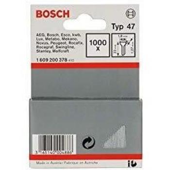Bosch Clavo Tipo 47, Dimensiones 1.8 x 1.27 x 23 mm, Paquete de 1000 Unidades