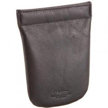 Maitre f3 06/16/73345 - Llavero de cuero unisex, color negro, talla 8,5x11,5 cm