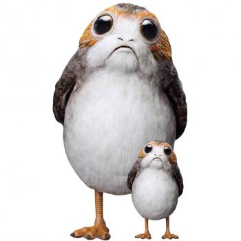 STAR CUTOUTS Star Wars PORG The Last Jedi Lifesize Cartón Recortado, Multicolor, 72 x 41 x 72 cm