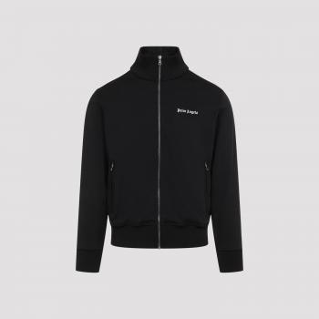 Palm Angels Men's Track Classic Zip Sweatshirt Black - Size Large