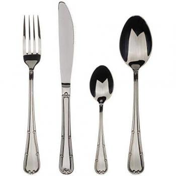 BERGNER Q3507 Cuberteria de 24 Piezas en Acero Inoxidable colección Siena