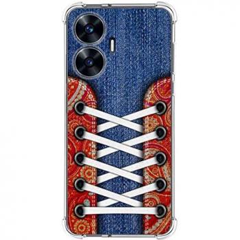 Funda Antigolpes de Silicona Personalizada para Realme C55 Diseño Zapatillas 11