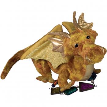 Cuddle Toys 728 Golden Dragon - peluche de topacio 18 cm de altura