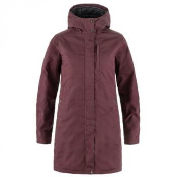 Fjällräven Kiruna Women's Padded Winter Parka - Dark Red, Size L
