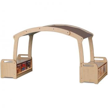 Low Level Den Cave Set with Clear Tubs - Taupe Roof by Millhouse
