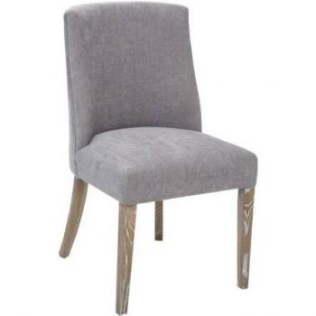 Silla Livia Gris Atmosphera - Silla de diseño interior, color gris, ideal para completar la decoración del hogar