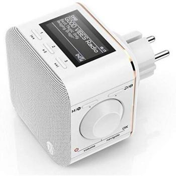 Hama DR40BT-PlugIn Portátil Analógico y digital Blanco - Radio