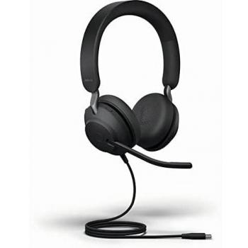 Jabra Evolve2 40 SE Auriculares Alámbricos Diadema USB-C Llamadas/Música Negro