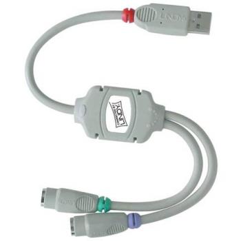 Lindy - Cable adaptador USB A PS/2