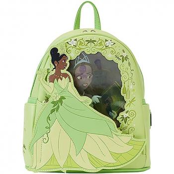 Mochila lenticular Loungefly Disney Tiana y el Sapo 26cm