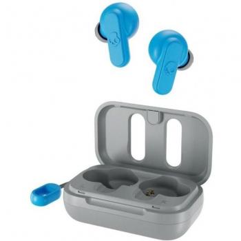 Skullcandy Dime True Wireless In-Ear Earbuds Bluetooth Llamadas y Música MicroUSB Azul/Gris Claro