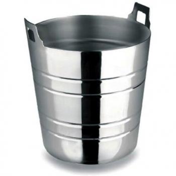 Lacor - 61319 - Enfriabotellas Conico Con Asas Incorporadas Inox. 4,75Litros