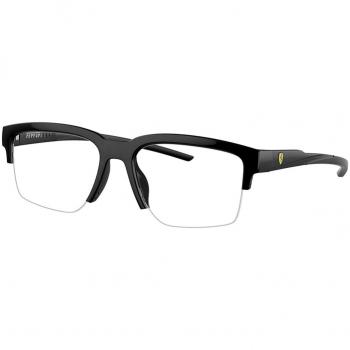 Ferrari Scuderia FZ8008U 504 Men's Eyeglasses Black Size 54 (Frame Only) - Blue Light Block Available