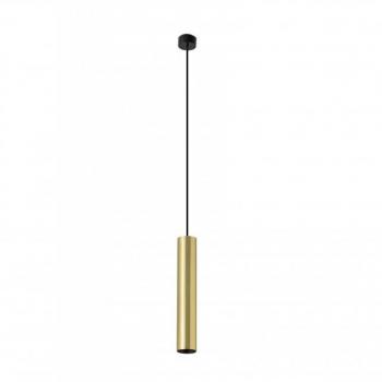 Lámpara colgante LED Faro Barcelona STAN 43756 Oro Satinado, Colgante de aluminio en color oro satinado