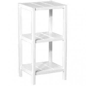 MD M77643 - Estanteria 3 baldas MDF Pintada bl anca