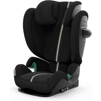 Cybex Gold Solution G i-Fix Plus Moon Black Silla de Coche con Tejido Transpirable