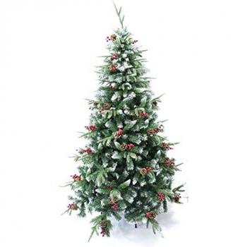 TIENDA EURASIA® Árbol de Navidad - Árboles de Navidad Artificiales - Soporte de Pie Metálico - Medidas 150-210 cm - Fácil Montaje - Embalaje en Caja