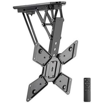 Soporte de Techo Motorizado para TV MyWall HL 40M L - Negro, Compatible con Pantallas de 23'' a 55'', Capacidad hasta 30 kg, Inclinable y Control Remoto