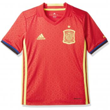 adidas FEF H JSY Y Camiseta Selección Española de Futbol 1ª Equipación 2016/2017, niño, Rojo/Amarillo/Azul