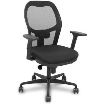 Silla Gaming Ergonómica Negra con Malla y Brazos 2D